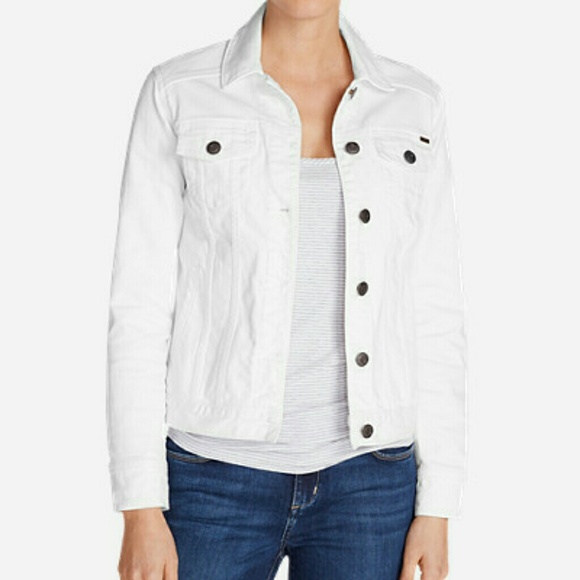 Eddie Bauer Jackets & Blazers - Eddie Bauer white jean jacket